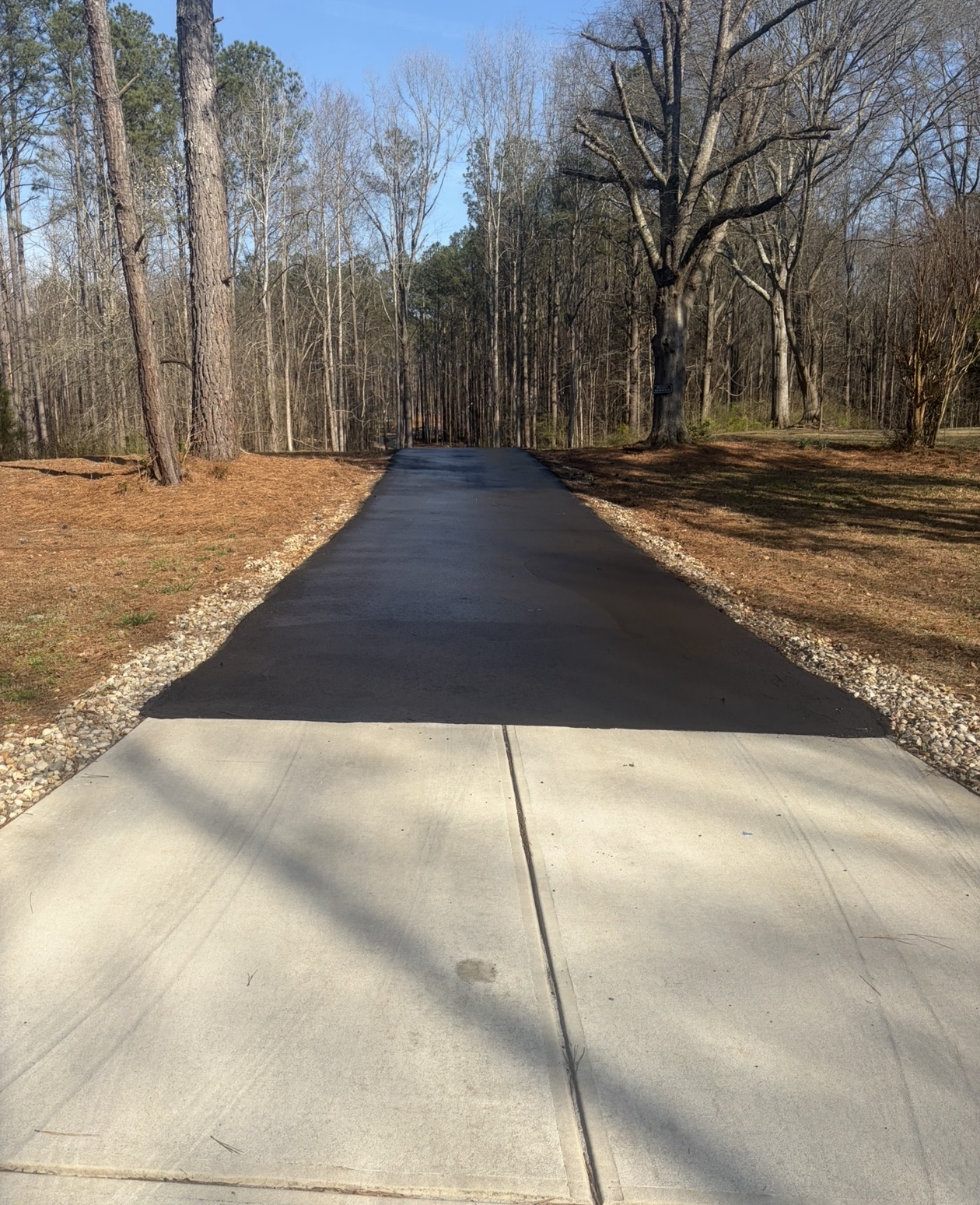 Asphalt Seal Coating & Driveway Extension in Stockbridge, GA