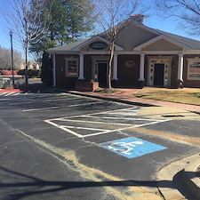 Sealcoating John's Creek Parkway in Suwannee, GA 4